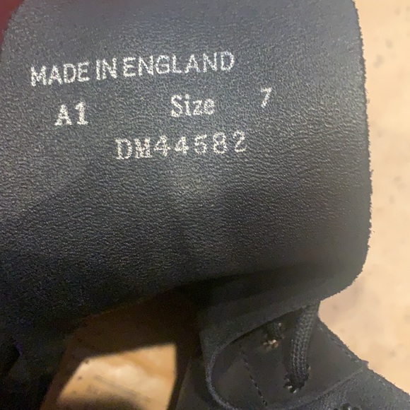 MIE Doc Marten’s 10-Eye 1490 Black Suede Boots UK7 EUC UK 7 Vintage Style - Picture 5 of 7